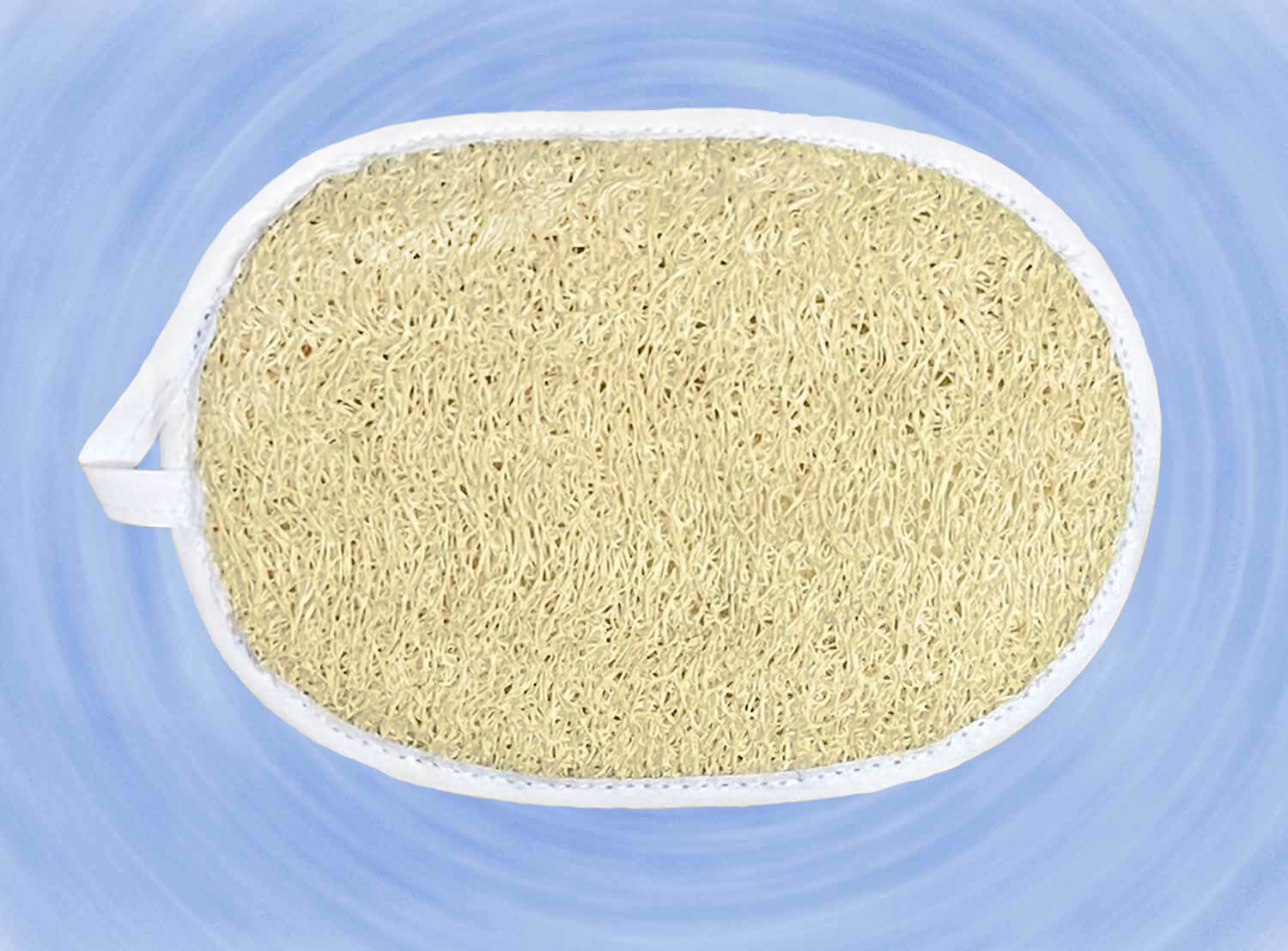 Amaco Pro  Esponja/Estropajo Natural de Luffa para Baño Ovalo